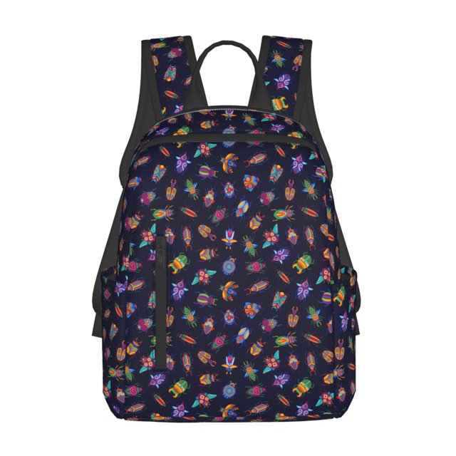 Balery Colorful Insects Mochila Ligera para Hombres y Mujeres – Resistente y Impermeable, Ideal para la Escuela, el Trabajo, los Viajes y el Uso Diario