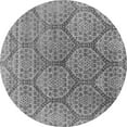 thumbnail image 1 of Ahgly Company Indoor Round Oriental Gray Industrial Area Rugs, 8' Round, 1 of 4