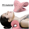 thumbnail image 1 of Neck Shoulder Stretcher Relaxer Cervical Chiropractic Traction Device Pillow For Pain Relief Cervical Spine Neck Alignment Gifts, 1 of 4