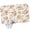 White, variant on Front Door Mat 15.7"x23.6", Peach Non Slip Backing & Low Profile Doormats, Absorbent Muddy Dirt Trapper Door Mats for Front Back Door All-Weather Spring Floral Green Leaf Botanical Pink Fruit Rustic