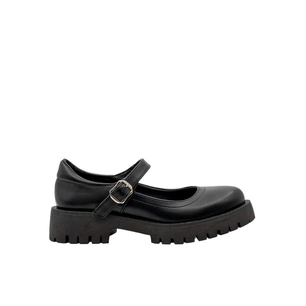 Flats Mujer Milagros Escolar Formal negro 26
