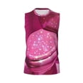 thumbnail image 6 of Lsque Sparkling Pink Toilet Print Men's Cotton Blend Sleeveless Muscle Shirts (S-3XL)- Moisture Wicking, Odor Protection, UPF 30+,X-Large, 6 of 8