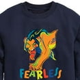 thumbnail image 3 of The Lion King - Scar - Fearless - Toddler & Youth Crewneck Fleece Sweatshirt, 3 of 5