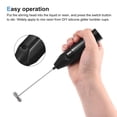 thumbnail image 6 of Uxcell Electric Tumbler Stirrer, Handheld Mini Mixer Battery Operated Stirring Mixing Black, 2pack, 6 of 6