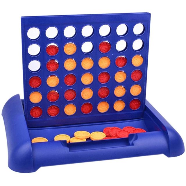 4 In A Row Board Games Strategy Game Parlor Game Educational Toys Gift For Children Toys Four In A Row Match 4 Mini Travel Game Giveaway Strategy Game