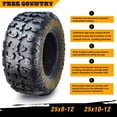 thumbnail image 2 of FREE COUNTRY 8PR Premium ATV Tires 25x8x12 & 25x10x12 fit 16-20 Polaris RANGER 500 570, 2 of 8