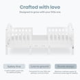 thumbnail image 3 of Dream On Me Rosie Toddler Bed in White, 3 of 11