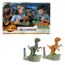 Rock ‘Em Sock ‘Em Robots Blue vs Atrociraptor Jurassic World Dominion Game