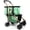 Green Mesh Cloth + Gold Frame, variant on LUVCMFT Collapsible Shopping Cart Utility Trolley Cart, 70 lbs Weight Capacity, Stylish Removable Tote, Swivel Wheels for Easy Steering, One-Hand Fold and Reliable Parking Brake