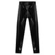 thumbnail image 3 of Pantalones ajustados de charol para mujer, mallas brillantes para motociclismo, pantalones ajustados, ropa para fiesta Rave, pantalón con cremallera y entrepierna abierta, 3 of 4