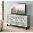 thumbnail image 6 of Coast To Coast Imports Bose Metallic Pewter Four Door Credenza, 6 of 8