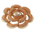 thumbnail image 1 of Large Crystal Flower Brooch, 1 of 2