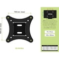 thumbnail image 4 of AVF EL101B-A Adjustable Tilt TV Mount for 12 to 25-Inch Screen, Black, 4 of 5