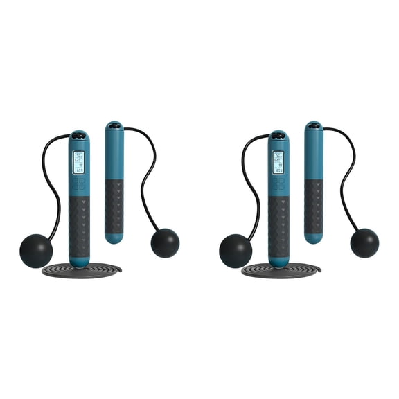 1.2*6.9" Smartrope Jump Rope – Cordless Jump Rope with Digital Counter & Gravity Ball, Adjustable Smart Skipping Rope for Men Women Kids, Fitness Workout Cardio for Home Gym Speed Boxing Crossfit