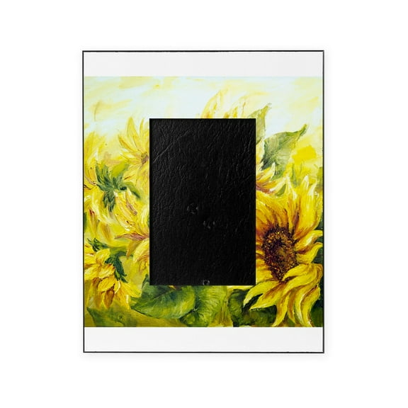 CafePress - Sunflowers Oil Painting - Decorative 8x10 Picture Frame