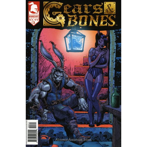 Gears And Bones #3 VF ; Guardian Knight Comic Book