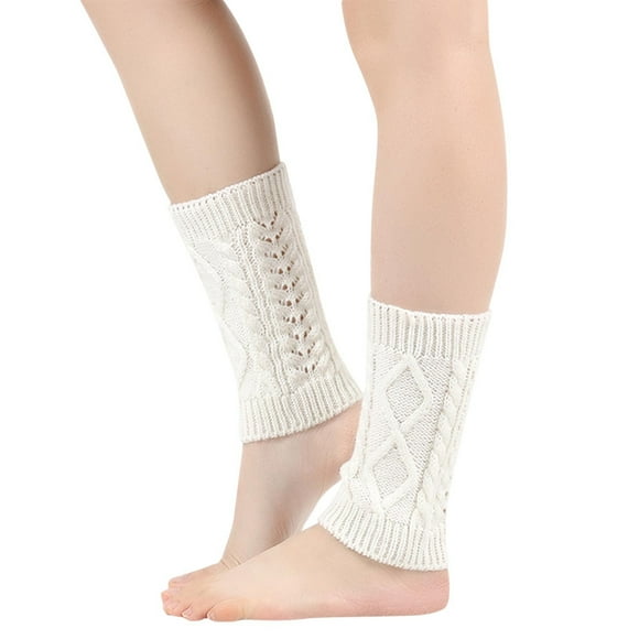Ohufall Women's Woolen Warm Knitted Socks Socks Winter Heap Socks Foot Warmers