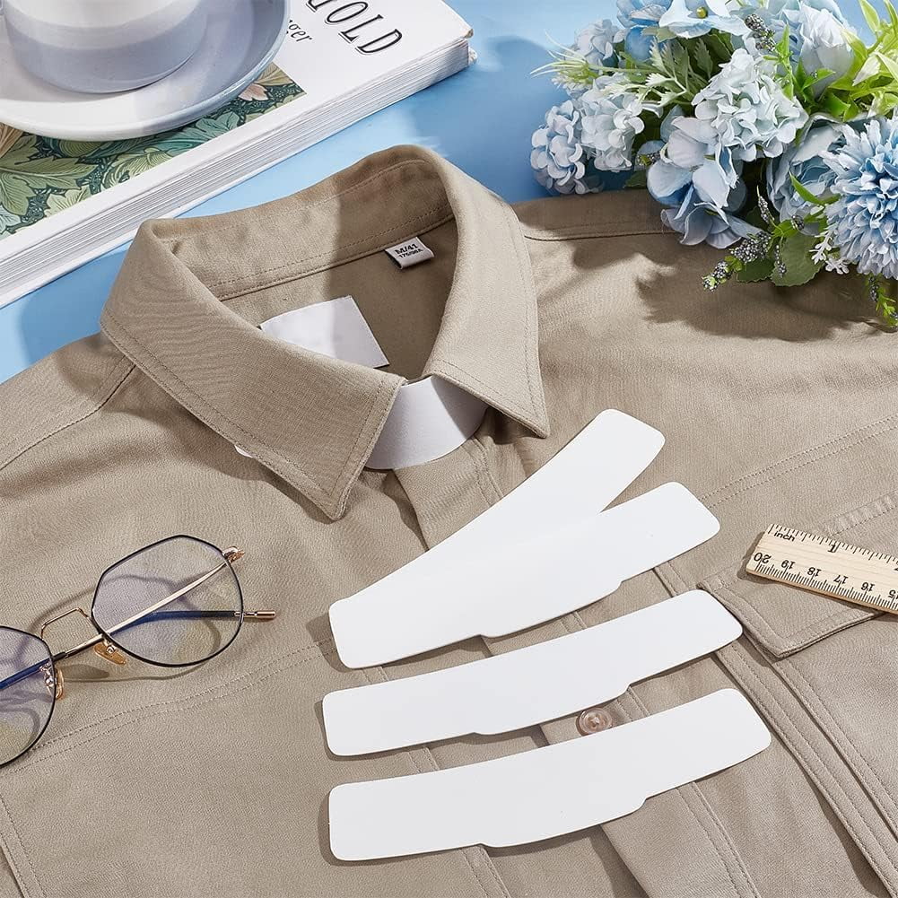 50 Pcs White Tab Collar for Clergy Shirt Plastic Long Neck White Label  Collar for Priest Shirt and Men's and Women's Shirts and Polo Collar  5.91x1.30 Inches - Walmart.com