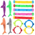 thumbnail image 2 of 1 Set Summer Diving Pool Swimming Toys Diving Sticks Diving Fish Rings and Shark Toys, 2 of 7