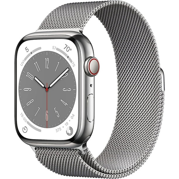 Apple Watch Series 8 GPS Cellular reacondicionado de 45 mm, plateado