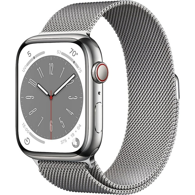 Apple Watch Series 8 GPS Cellular reacondicionado de 45 mm, plateado
