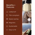 thumbnail image 2 of Set de cápsulas Travel Containers Cadence Body Care de 40 ml, 3 unidades, 2 of 6