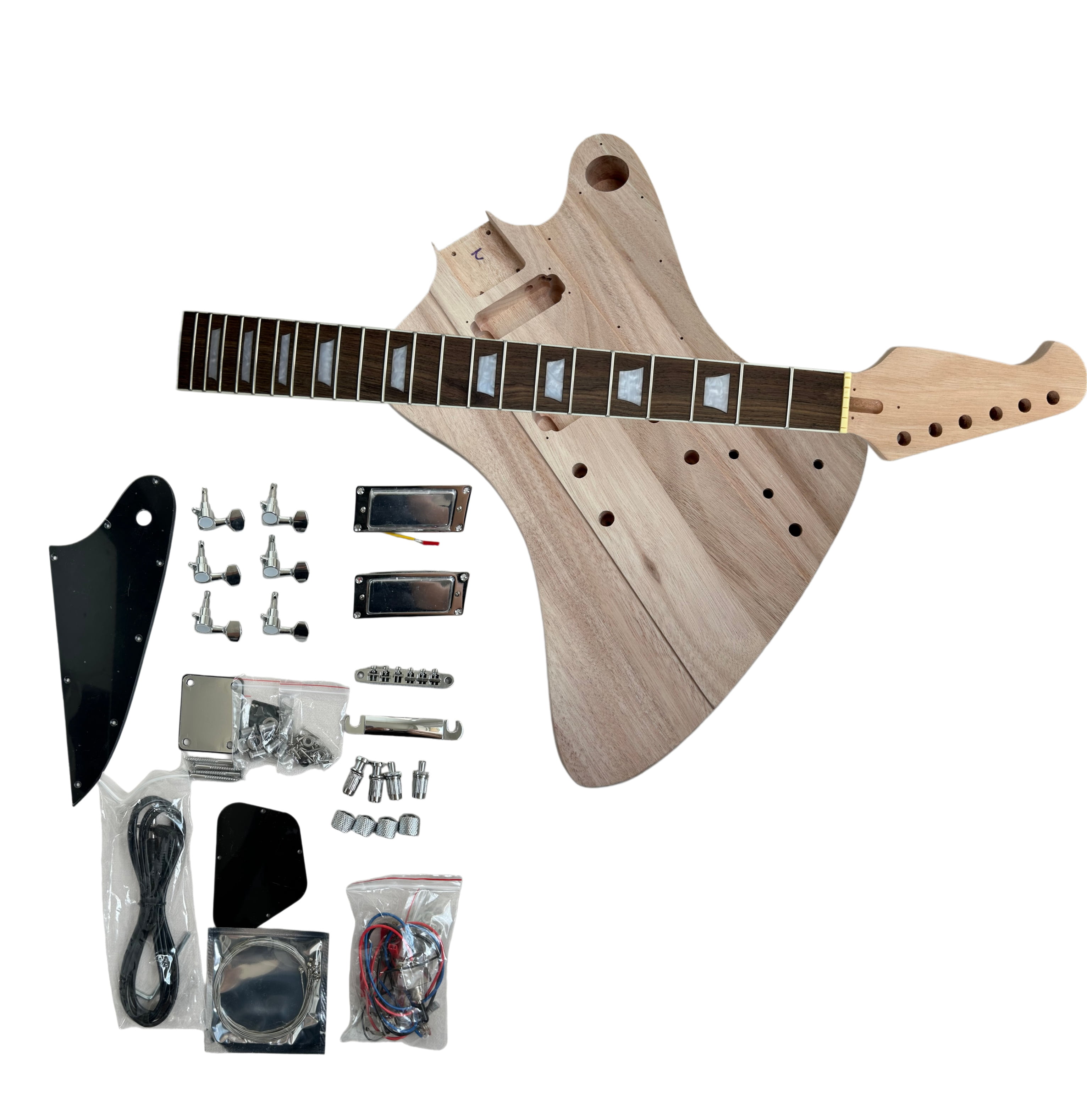 Zuwei Yellow Semi-Hollow Body ZW-TL Electric Guitar Custom Shop 22