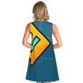 thumbnail image 2 of Sigee Geometry Dash (48) for Women's Sleeveless Dress Relaxed Fit Dress with Pockets, 2 of 7