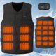 thumbnail image 1 of Ceisia Men's Solid Color Sleeveless And Hooded Gift Warm JacketFeatures:Men's jackets are made of classic and soft fab rics to make them, 1 of 9