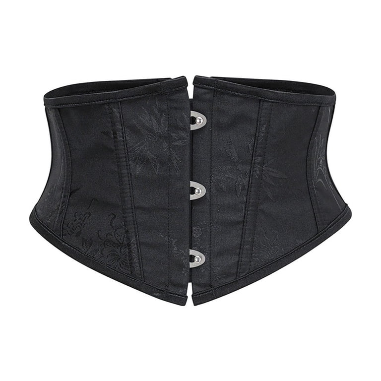 Womens Corsets Belt Top Gothic Medieval Renaissance Lace-Up Mini