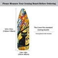 thumbnail image 5 of Kuiaobaty Washable Ironing Board Cover Gradient Cat Branch Circle Iron Dust Cover Protector Cover with 3 Fasteners and Elastic Edge Easy to Install Universal Fit Ironing Board, 5 of 5