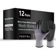 thumbnail image 1 of Guantes de trabajo de seguridad NEOTRIL con revestimiento de nitrilo microespuma, 12 pares, 1 of 5