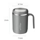 thumbnail image 3 of 500ML Coffee Mug Outdoor Camping Travel Portable Tea Milk Cup Stainless Steel, 3 of 10
