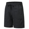 thumbnail image 5 of Mifsaly Men Summer Shorts Drawstring Waistband Lightweight Quick-Dry Casual Shorts Ideal for Outdoor Hiking and Travel XXXL, 5 of 6