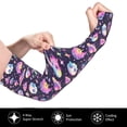 thumbnail image 3 of Uemuo Skull mushroom space Printed Arm Sleeves, Cooling UV Sun Protection Sports Compression for Men/Women, 3 of 8