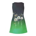 thumbnail image 4 of Vestidos de Verano con Cuello en V para Mujeres 2025 Casual con Bolsillos Boho Beach Camisetas Vestido Tanque Suelto, 4 of 7