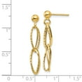 thumbnail image 3 of Boucles d'Oreilles Pendantes en Or Jaune 14k, 3 of 7