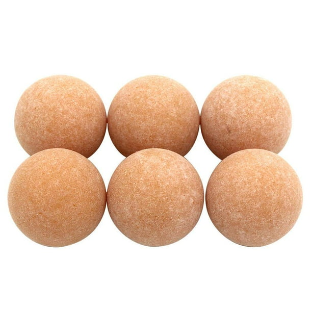 Balones de fútbol de esmerilados Toystoory 6 uds 1,41 pulgadas HIPS Naranja