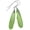 Light Green, variant on Gold Filled Simulated Aqua Blue Aquamarine Earrings Long Narrow Faceted Teardrops Drops 2 Inch for Adult Women
