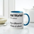 thumbnail image 6 of CafePress - Social Worker Definition - 11 oz Ceramic Mug - Novelty Coffee Tea Cup, 6 of 6