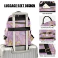 thumbnail image 3 of FORMRS Mini Backpack Purse for Women Travel Daypack Casual Shoulder Bag, Pastel Pink Marble Pattern, 3 of 7