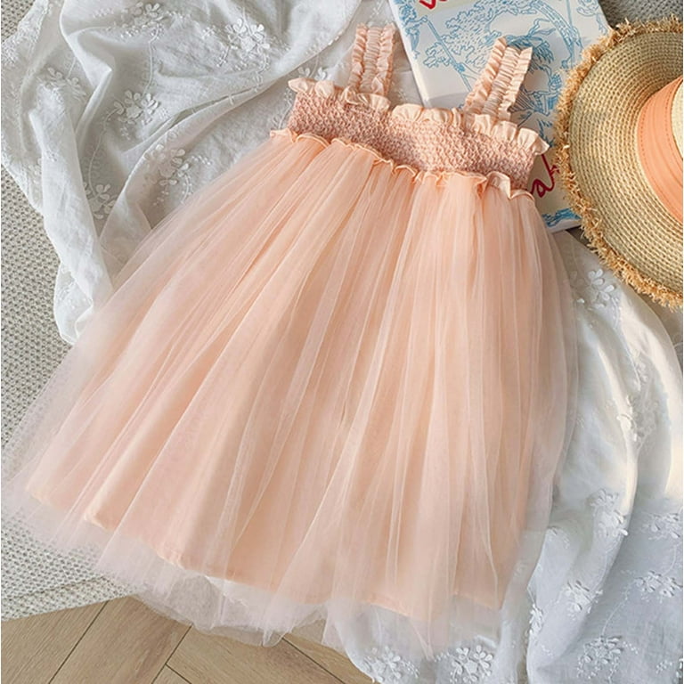 Wuxian Toddler Girls Sleeveless Mesh Lace Holiday Summer Dress Dance Party Dresses Sundress Relaxed Fit Dailywear Wuxian Toddler Girls Sleeveless Mesh Lace Holiday Summer Dress Dance Party Dresses Sundress Relaxed Fit Dailywear