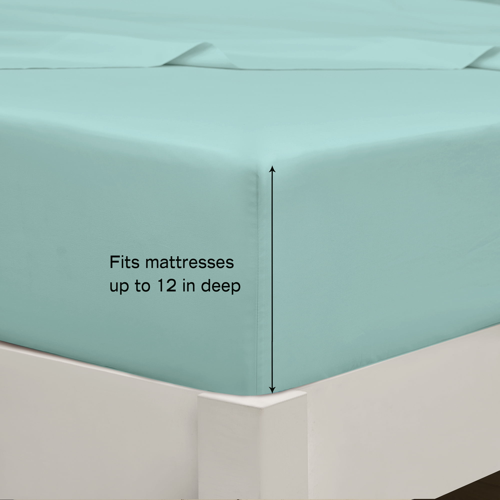 Your Zone 7 Piece Teal Unicorn Grove Polyester Bedding Set for Girls, Full