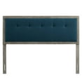 thumbnail image 3 of Modway Draper Tufted Queen Fabric and Wood Headboard in Gray/Azure Blue, 3 of 9