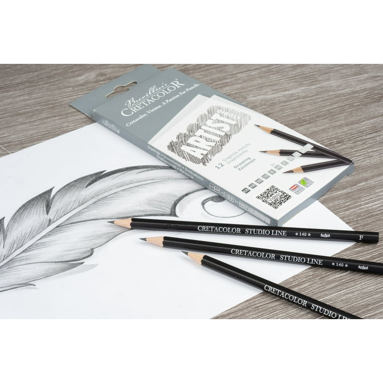 Cretacolor Aero Graphite Pencils Box (12 Pcs) - Prime Art