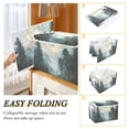 thumbnail image 2 of Yayeee Collapsible Cube Storage Bin with Lid Fabric Closet Decorative Basket with Handles, Moon and House, 2 of 7