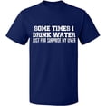 thumbnail image 2 of OXI T-Shirt - Basic Casual T-Shirt for Men's and Women Fleece T-Shirt Short Sleeve - Navy Blue X-Large, 2 of 3