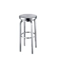 thumbnail image 2 of Mel Counter Stainless Steel Stool with Footrest 26"H Set of 2, 2 of 5