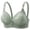 Green, variant on Front Button Wireless Bra for Women Full Bust Support No Underwire Comfort Fit Adjustable Shoulder Straps Daily Wear Lingerie