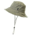 thumbnail image 3 of CC Frayed Washed Denim Bucket Hat, 3 of 7